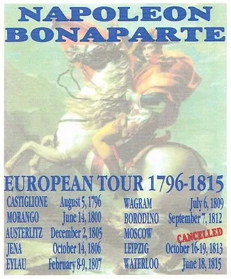 Napoleon Bonaparte  Concert Shirt  • £9.63