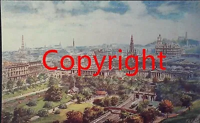 Postcard - Edinburgh  Tucks Oilette  View From The Castle • £1