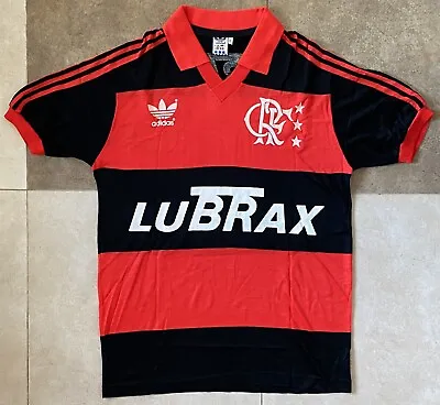 Jersey Flamengo #10 ZICO 1985-86 Brazil 100% Original Match Worn Brasil Ronaldo • $850