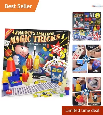 Amazing Deluxe Edition Magic Kit - 225 Amazing Tricks - Children's Magic Set • $39.88