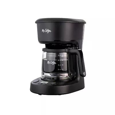 Mr. Coffee 5-Cup Programmable Coffee Maker 25 Oz. Mini Brew Black Fast Shipping • $20.68