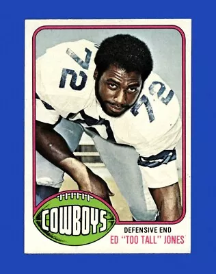 1976 Topps Set-Break #427 Ed Too Tall Jones RC EX-EXMINT *GMCARDS* • $0.79