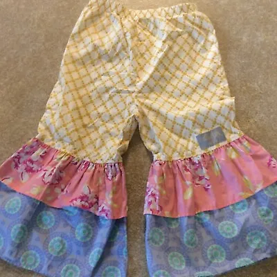 Adorable Eleanor Rose Pants(Matilda Jane Vibes)-size 10 To 12 Multicolored  • $19.99