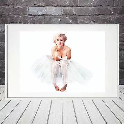 Crystals By SWAROVSKI® Marilyn Monroe Ballet Dress. Unique Framed Art Print. • $85