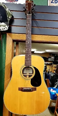 70's SIGMA - By CF MARTIN - DR-7 ACOUSTIC 6 STRING GUITAR WITH Chip Board CASE • $599