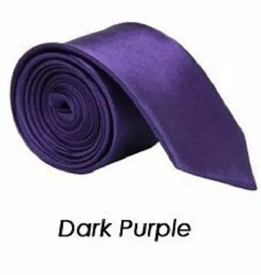 Cadbury Purple Collection Woven Paisley Jacquard Knitted Satin Tie Wedding Lot • £2.99