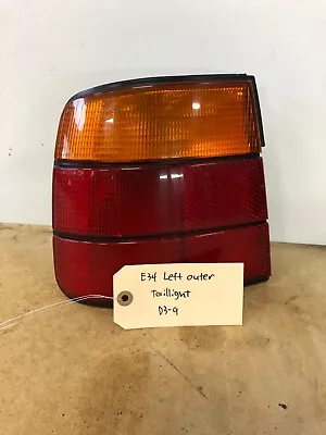 BMW E34 TAIL LIGHT  LEFT  DRIVER 133690 Genuine Hella OEM • $50