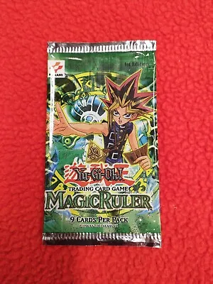 Yugioh MRL Magic Ruler 1st Ed EMPTY Pack Wrappers Vintage NO Cards • $12