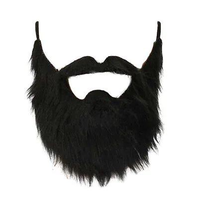 Funny Halloween Party Fake Beard Mustache Facial Hair • $7.82