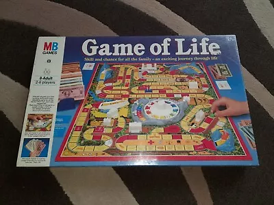 New Sealed Vintage Game Of Life Boardgame MB Games Tabletop Entertainment  • £10