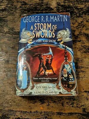 A Storm Of Swords By (George R. R. Martin 2000) Voyager HaperCollins UK RARE  • $149.99