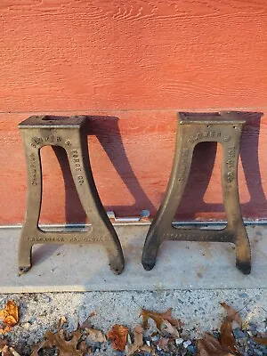 Vintage Cast Iron Machine Legs Base Champion Blower And Forge Lancaster PA USA  • $600