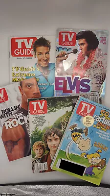 TV Guide Magazine Many Issues From 2001-2005 Volume Discount • $7.49