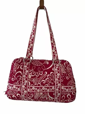 Vera Bradley Twirly Bird Pink Square Away Bag - Retired  • $29.95