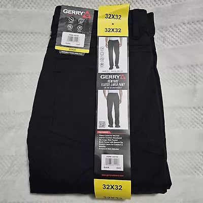 Men's Gerry Venture Fleece Lined Black Pants Size 32 X 32 • $20