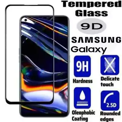 9D Screen Protector For Samsung Galaxy A71/A80/A90/M11/M62 Tempered Glass • £2.99