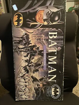 Vintage 1992 Batman Returns 3D Board Game Penguin Catwoman Parker Bros COMPLETE! • $21