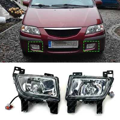 Pair Front LH&RH Bumper Fog Lamp For Mazda Premacy 1998 1999-2004 Protege 1998 • $77.68