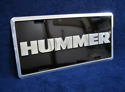 HUMMER (blk) -*US MADE*- Embossed Metal License Plate Truck Car Auto RV Tag Sign • $12.45