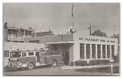 Postcard PA Harrisburg Mount Pleasant Fire Station No 8  Fire Truck 1977 #30 • $3.99