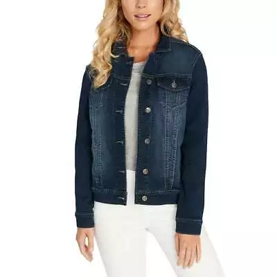 New Buffalo David Bitton  Women's Knit Denim Jackets Size XS Blue • $29.99