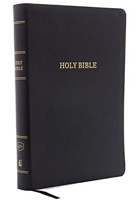 KJV Reference Bible Center-Column Giant Print Bonded Leather Black Red Letter Co • £23.52