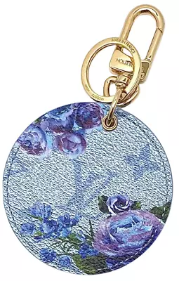 LOUIS VUITTON Porte Cles Ilustre Garden  Keyring Metallic Purple M0087 Bag Charm • $342.84