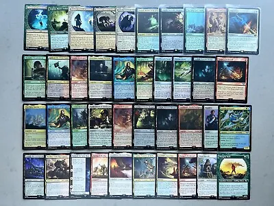 MTG Middle Earth LTR Rings Lot A - 100 Cards - 55 FOIL ~ Rare / Uncommon /Common • $89.99