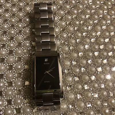 Guess Steel Men's Wrist Watch - Silver With Black Face • $37