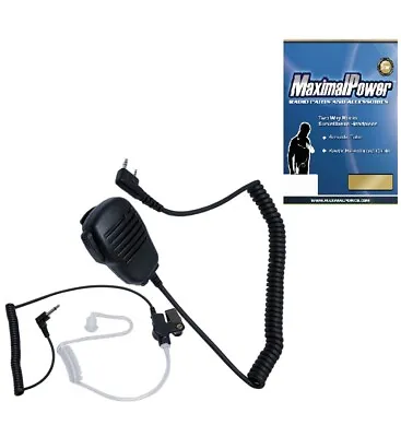 MaximalPower Handheld Shoulder Mic For Kenwood Walkie Talkie With 3.5mm Headset • $19.60