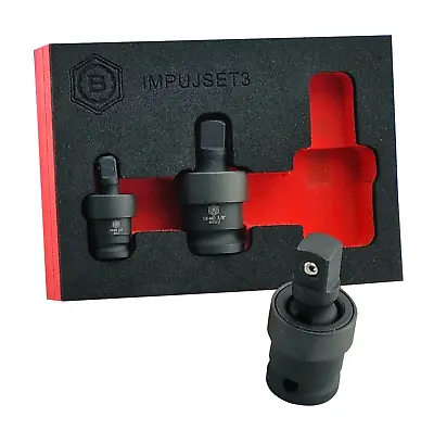 3pc Impact Universal Joint Uj Socket Set From Britool Hallmark • £31.74