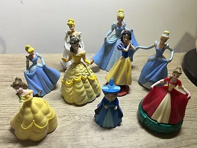 Disney Princess Cinderella PVC Plastic Doll Figure 3 -4” Lot Of 9 Cake Topper • £12