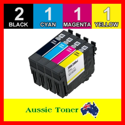 $31.50 • Buy 5x Generic 288XL 288 XL Ink Cartridges For Epson XP240 XP340 XP344 XP440 Printer