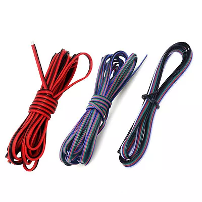 £6.39 • Buy 2/4/5 Pin Extension Wire Cable Cord For LED Strip Light 3528 5050 5630 RGB/W