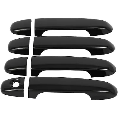 Front Rear Left Right For Toyota Camry 2012-2017 Glossy Black Door Handle Cover • $14.99