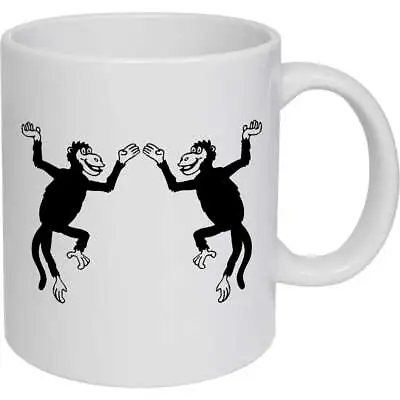 11oz (320ml) 'Cheeky Monkeys' Ceramic Mug / Cup (MG00005626) • £11.99