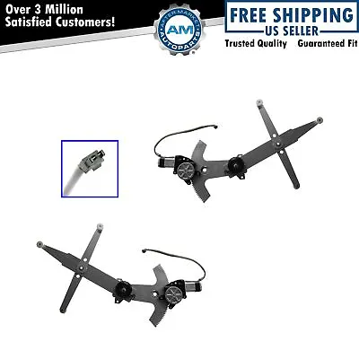 Power Window Regulator W/ Motor LH & RH Pair Set Of 2 For 93-02 Firebird Camaro • $80.39