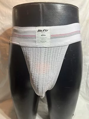 TruFit Adult Athletic Supporter - White Medium Old School • $10.05