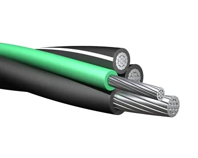 50' 4/0-4/0-2/0-4 MHF 200 Amp Aluminum Mobile Home Feeder Cable 600V • $215
