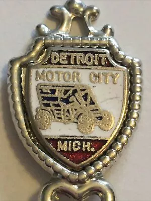 Vintage Souvenir Spoon US Collectible Detroit Motor City Michigan • $3.99