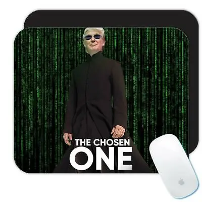 Gift Mousepad : Trump The Chosen One Matrix Parody Funny Neo Office Donald Cool • $13.99