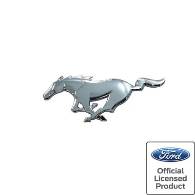 Mustang Pony Front Emblem Chrome Genuine Ford Licensed OEM New 2015-22 • $24.25