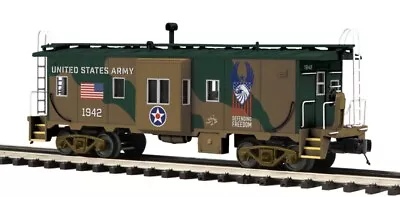 Mth Premier Us Army Bay Window Caboose! O Scale O Gauge United States Military • $149.99