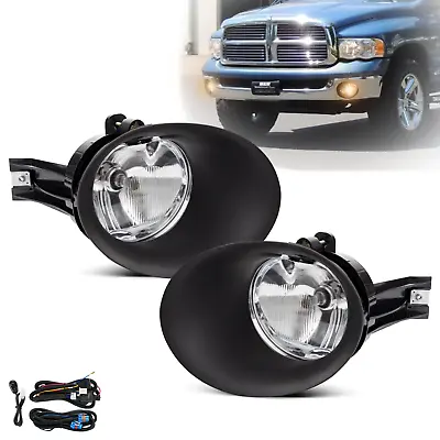Fog Lights For 2002-2008 Dodge Ram 1500 2500 3500 With Bulbs Wiring And Switch • $37.99