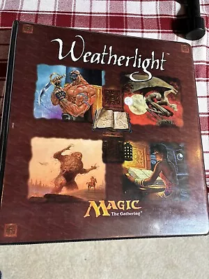 Magic The Gathering (MTG) Weatherlight 3-ring Binder (1997) • $60