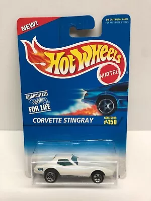 1996 Hot Wheels CORVETTE STINGRAY (5 Spoke Variant) Diecast #450 ~ Rare! • $9