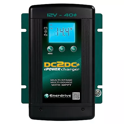 Enerdrive EN3DC40+ 40A DC2DC Battery Charger - InBuilt MPPT Solar Controller • $470