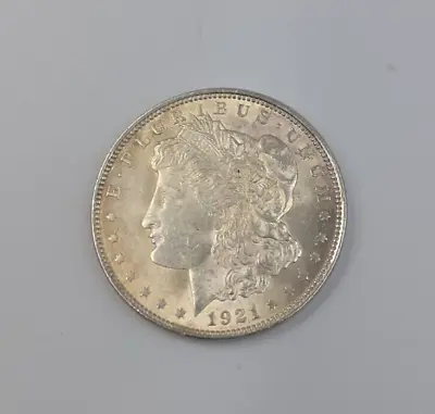 $1 Morgan Silver Dollar Coin Rare 1921 E PLURIBUS UNUM US Collectible • $180