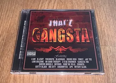 That'z Gangsta Bay Area Compilation CD Yukmouth C-BO Mitchy Slick Mack 10 BLegit • $48.99