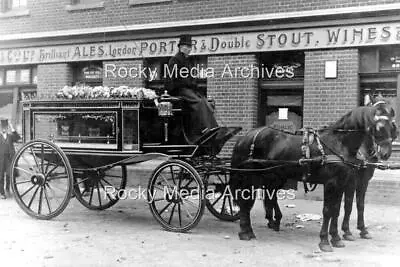 Ddr-5 Horse Drawn Hearse Funeral Unlocated. Photo • $4.17